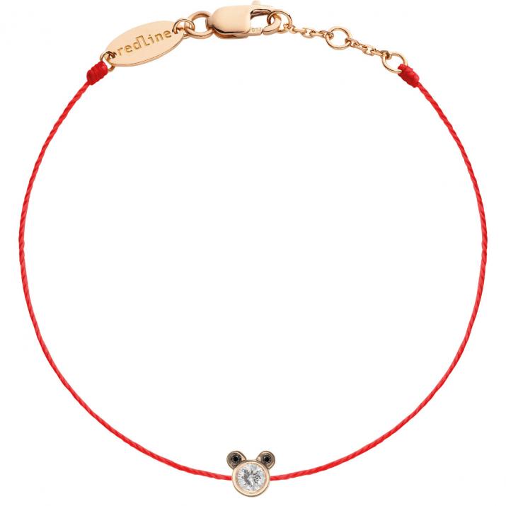 Bracelet Fil Mini Pure Panda Or Rose - Redline - 0++