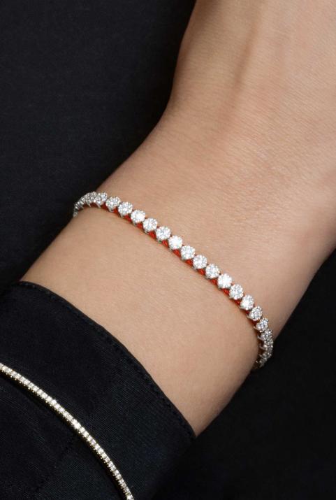 Bracelet Illusion River Fil Or Blanc - Redline - 0++