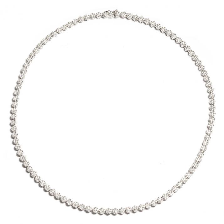 Collier Illusion River Or Blanc - Redline - 0++
