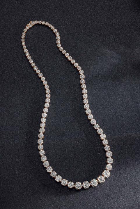 Collier Illusion River Or Rose - Redline - 0++