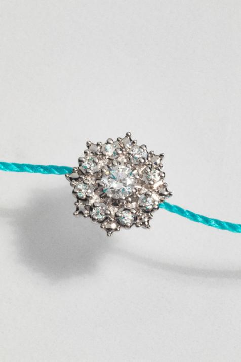 Bracelet Sunny Fil Or Blanc - Redline - 0++