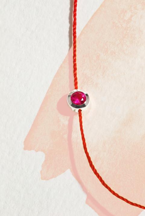 Bracelet Pure Rubis Or Blanc - Redline - 0++