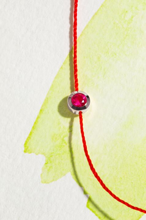 Bracelet Pure Rubis Or Blanc - Redline - 0++