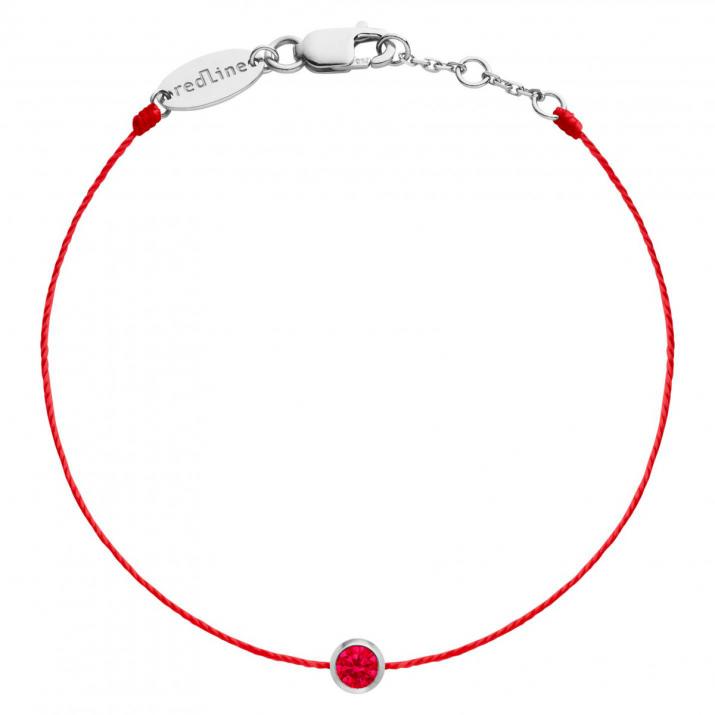 Bracelet Pure Rubis Or Blanc - Redline - 0++