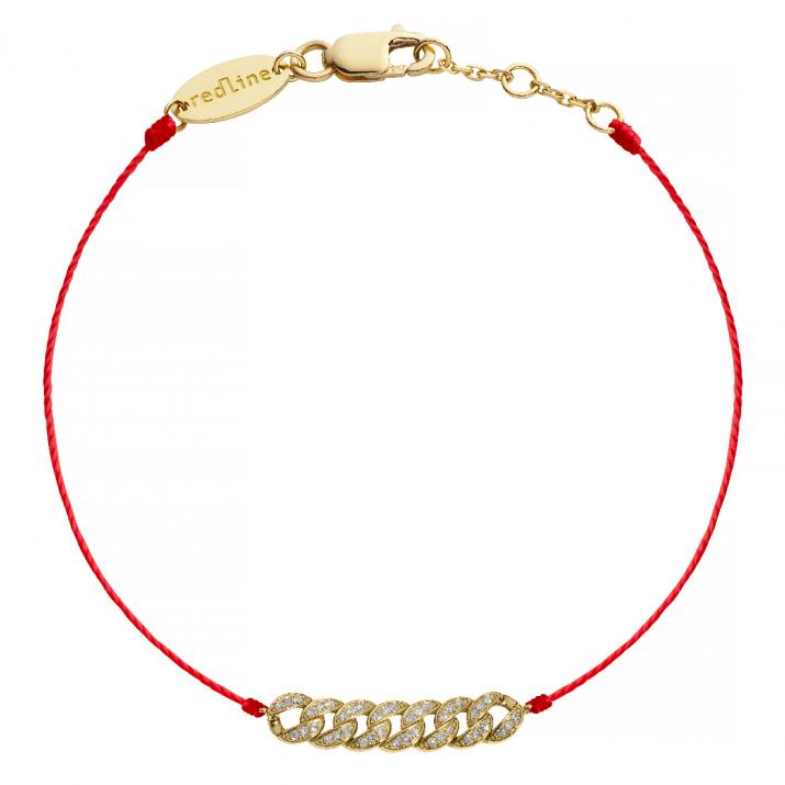 Bracelet Fil Links Or Jaune - Redline - 0++