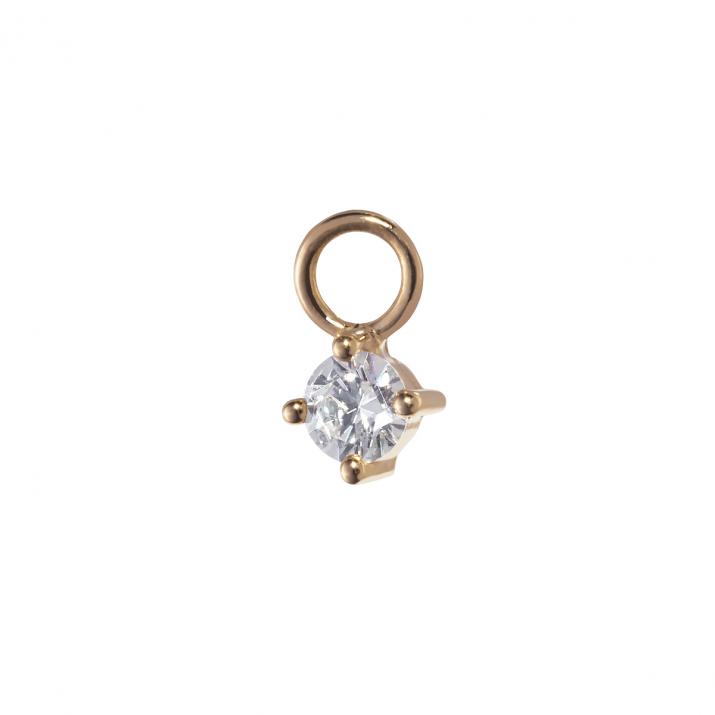 Pampille Solitaire Charm Or Rose - Redline