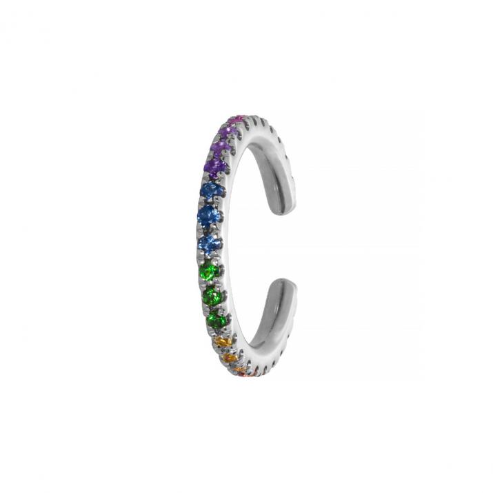Boucle d'oreille Ear Cuff Si Joli Rainbow Or Blanc - Redline - 0++