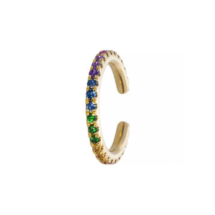 Boucle d'oreille Ear Cuff Si Joli Rainbow Or Jaune - Redline - 0++