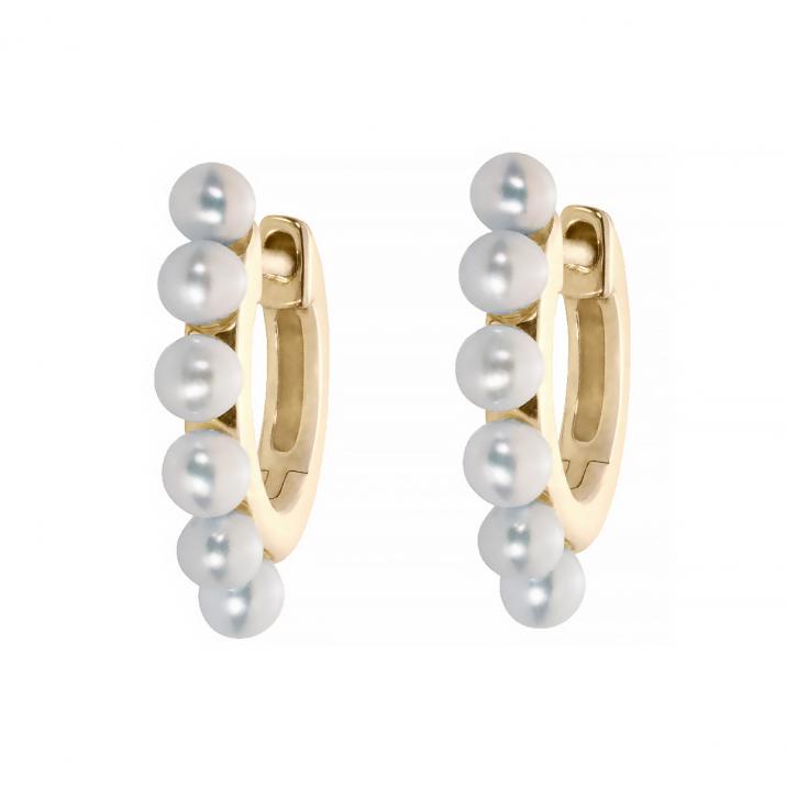 Boucle d'oreille Si Joli Mini Creole Queen Or Jaune - Redline