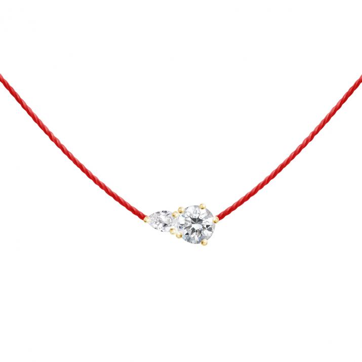 Collier Fil Abby Or Jaune - Redline