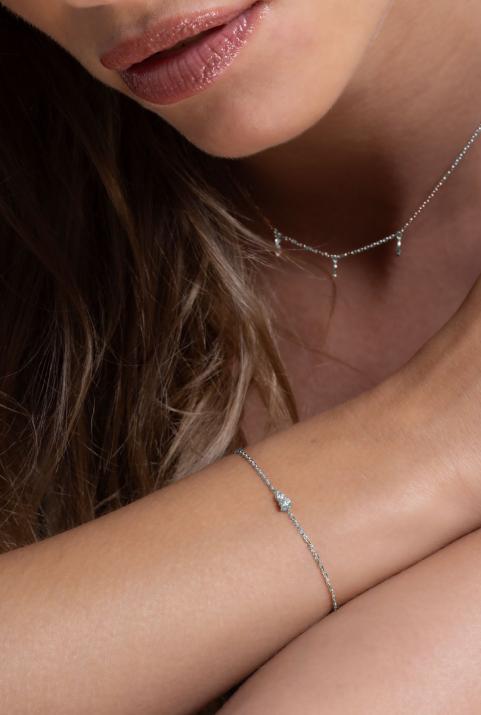 Bracelet Chaîne Abby Or Blanc - Redline - 0++