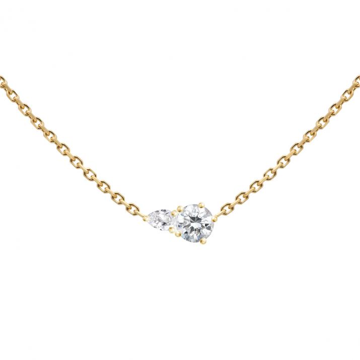 Collier Chaîne Abby Or Jaune - Redline