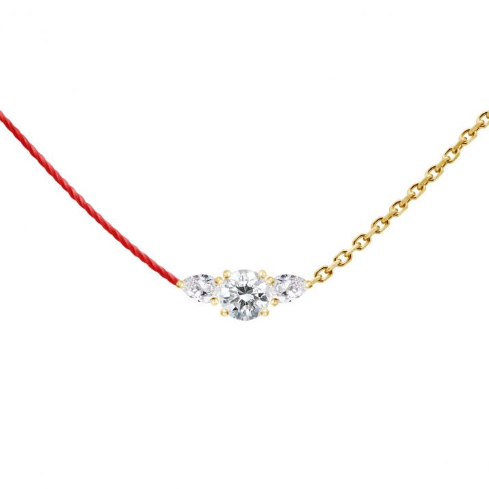 Collier Double So Abby Or Jaune - Redline