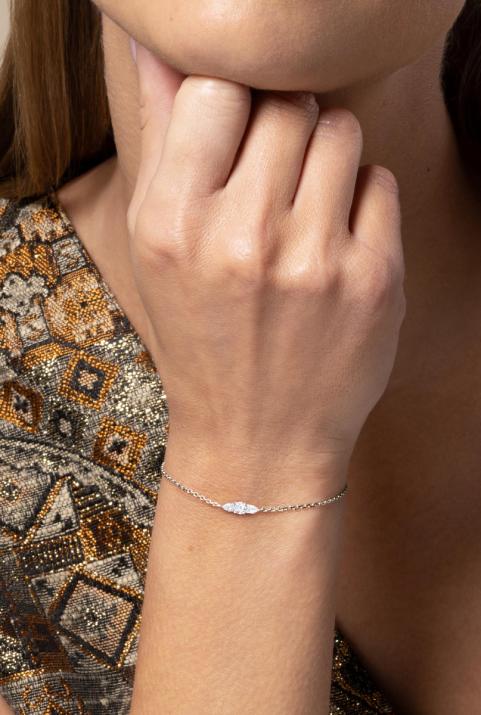 Bracelet Chaîne So Abby Or Blanc - Redline - 0++