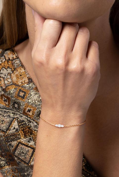 Bracelet Chaîne So Abby Or Rose - Redline - 0++