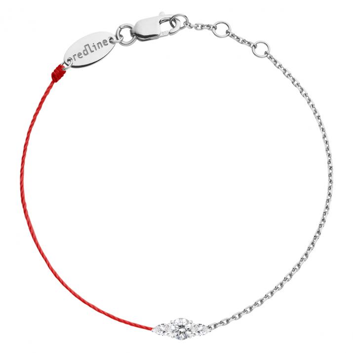 Bracelet Double So Abby Or Blanc - Redline
