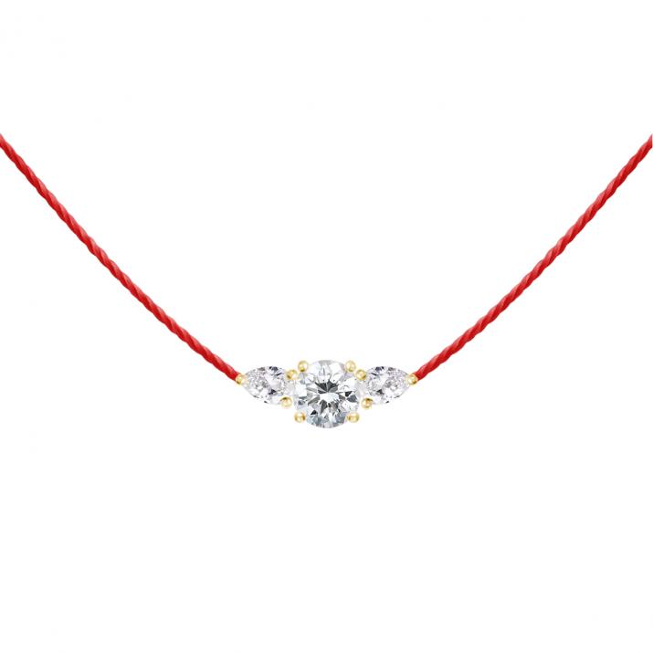 Collier Fil So Abby Or Jaune - Redline