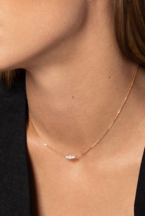 Collier Chaîne So Abby Or Rose - Redline - 0++