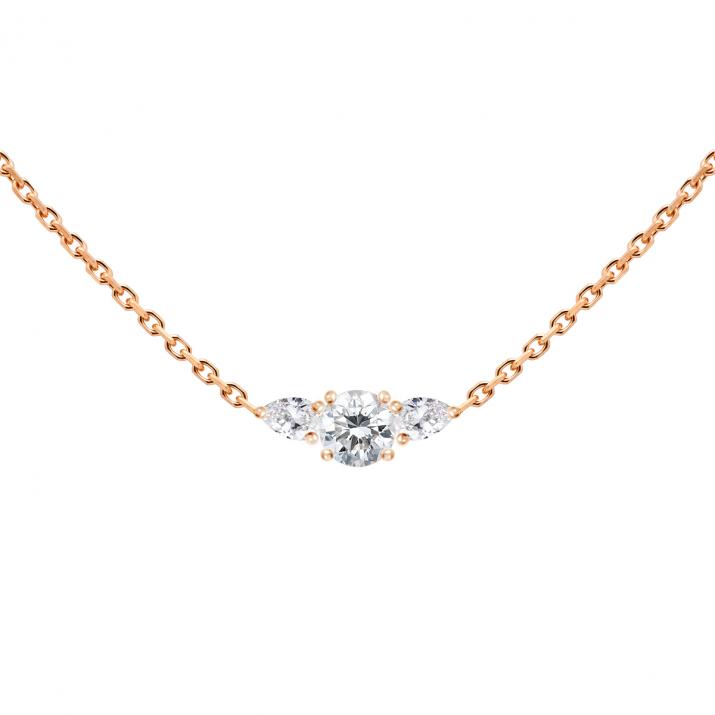 Collier Chaîne So Abby Or Rose - Redline