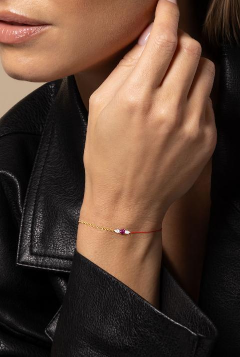 Bracelet Double So Abby RubisOr Jaune - Redline - 0++