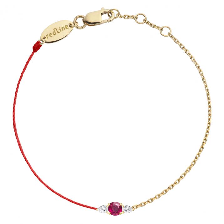 Bracelet Double So Abby RubisOr Jaune - Redline