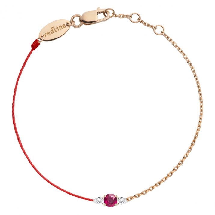 Bracelet Double So Abby Rubis Or Rose - Redline - 0++