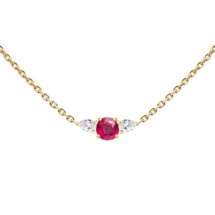 Collier Chaîne So Abby Rubis Or Jaune - Redline