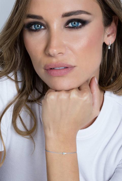 Bracelet Fil Abby Topaze  Or Rose - Redline - 0++