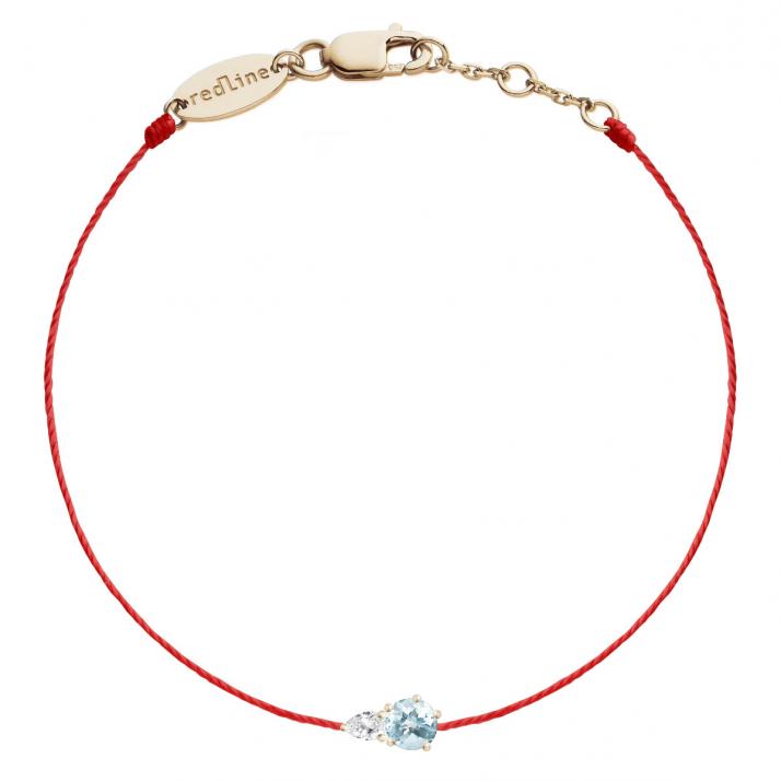 Bracelet Fil Abby Topaze  Or Rose - Redline - 0++