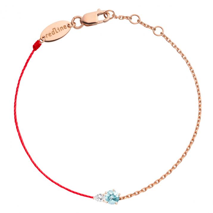 Bracelet Double Abby topaze Or Rose - Redline