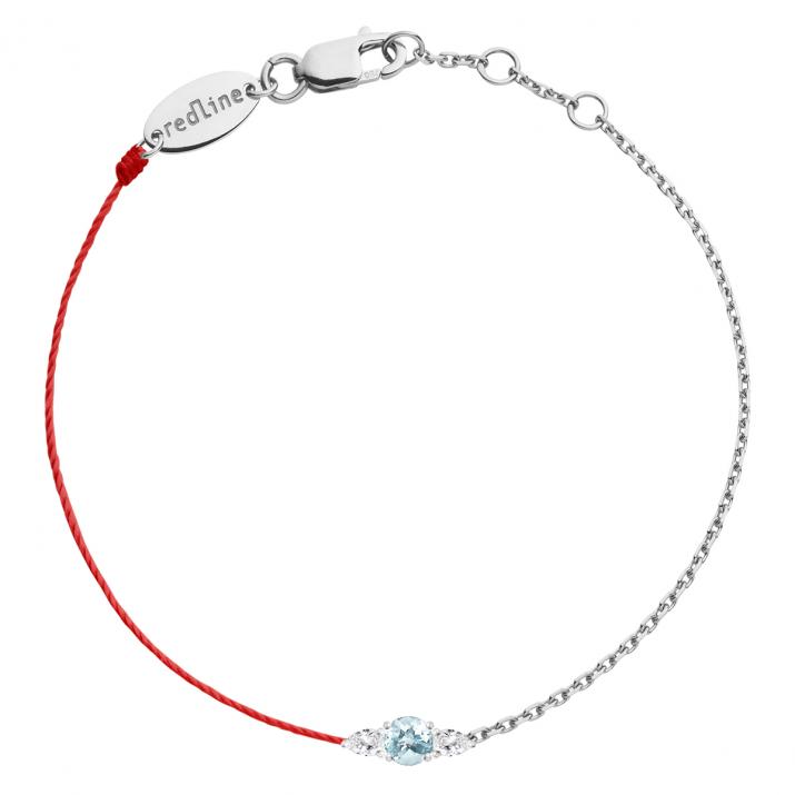 Bracelet Double Abby Topaze Or Blanc - Redline