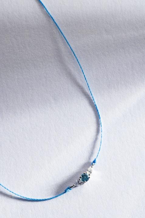 Collier Fil So Abby Topaze Or Blanc - Redline - 0++