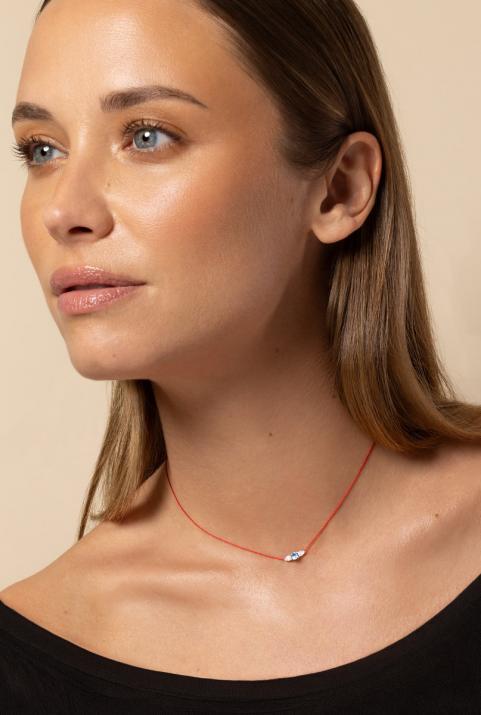 Collier Fil So Abby Topaze Or Rose - Redline - 0++