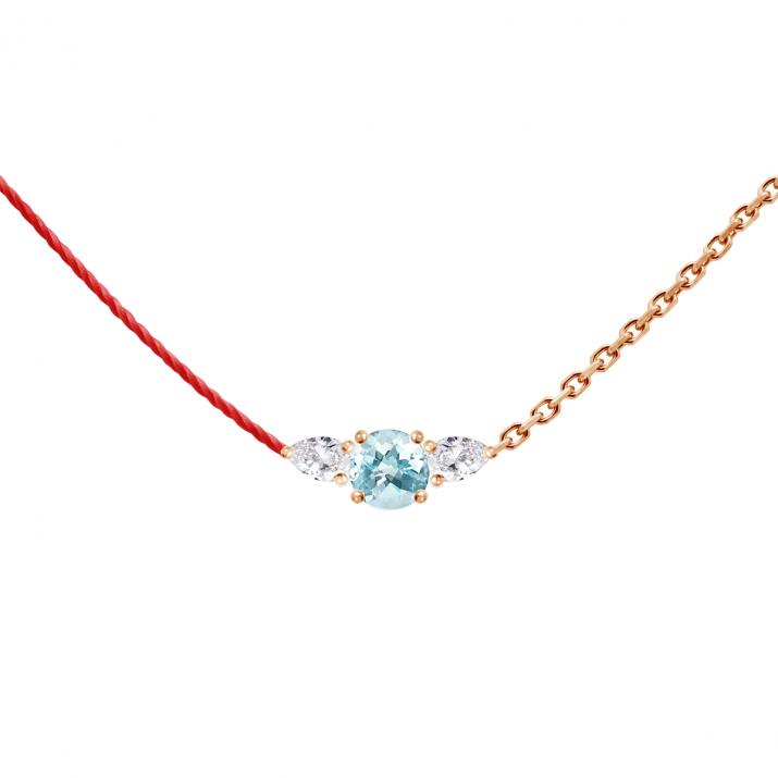 Collier Double So Abby Topaze Or Rose - Redline - 0++
