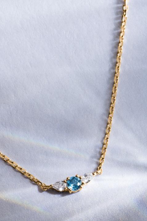 Collier Chaîne So Abby Topaze Or Jaune - Redline - 0++