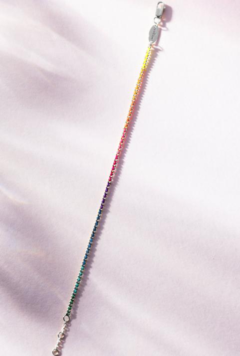 Bracelet chaîne Aurore Rainbow Or Blanc - Redline - 0++