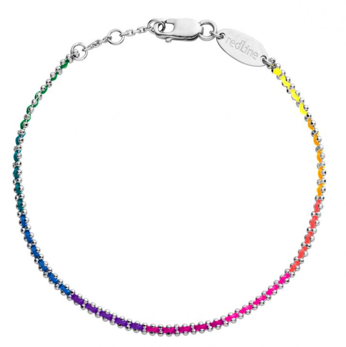 Bracelet chaîne Aurore Rainbow Or Blanc - Redline - 0++