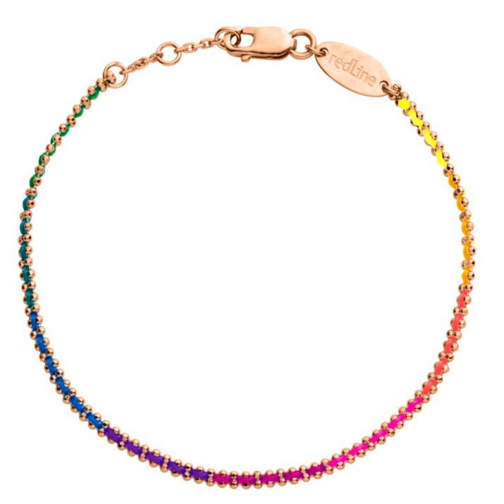 Bracelet chaîne Aurore Rainbow Or Rose - Redline - 0++