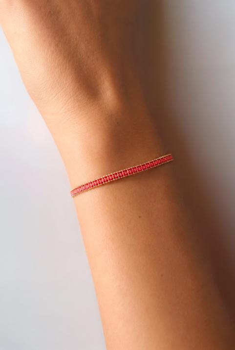 Bracelet chaîne Aurore Australe Or Jaune - Redline - 0++