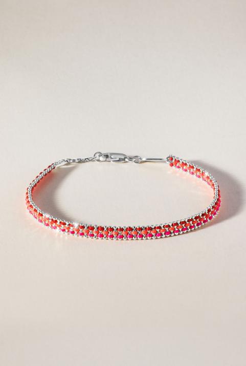 Bracelet chaîne Aurore Australe Or Blanc - Redline - 0++