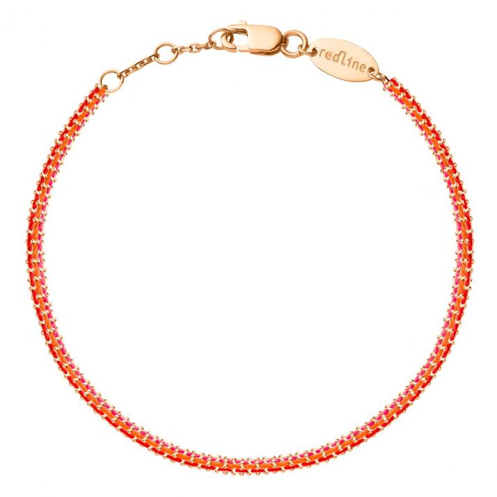 Bracelet chaîne Aurore Australe Or Rose - Redline - 0++