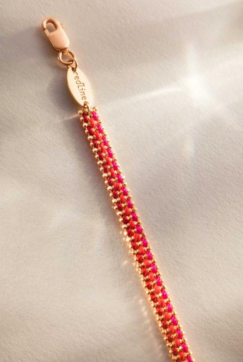 Bracelet chaîne Aurore Australe Or Rose - Redline - 0++