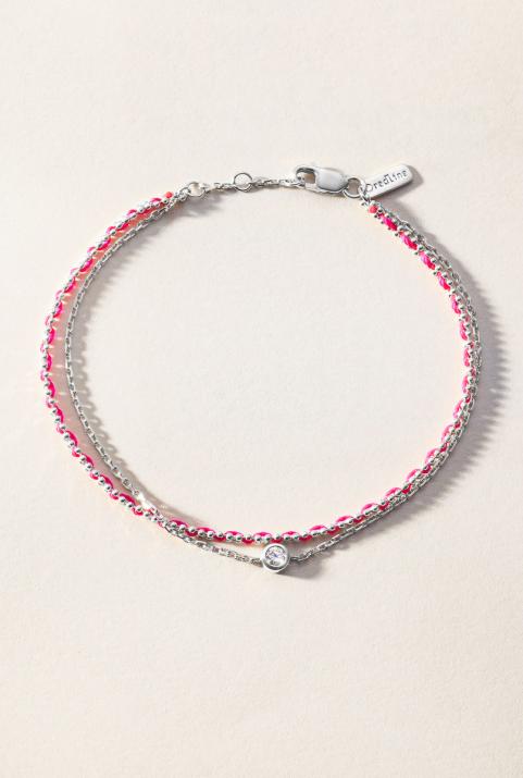 Bracelet chaîne Aurore Celeste Or Blanc - Redline - 0++