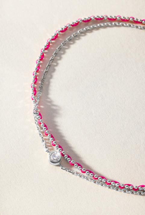 Bracelet chaîne Aurore Celeste Or Blanc - Redline - 0++