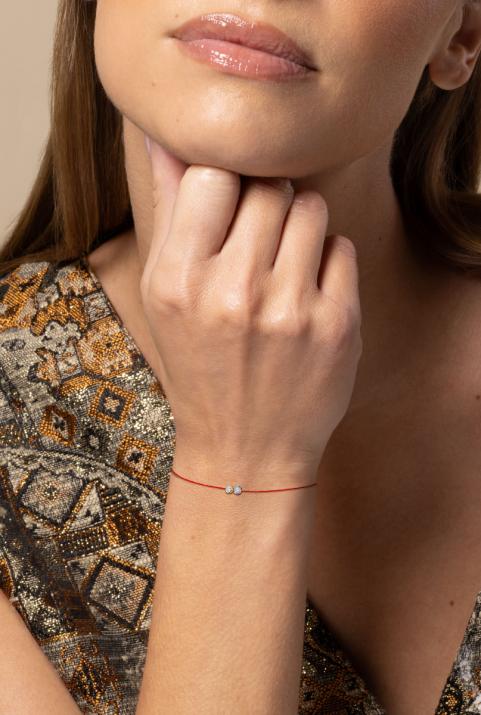 Bracelet fil en série limitée & numérotée - Twenty or bicolore - Redline - 0++