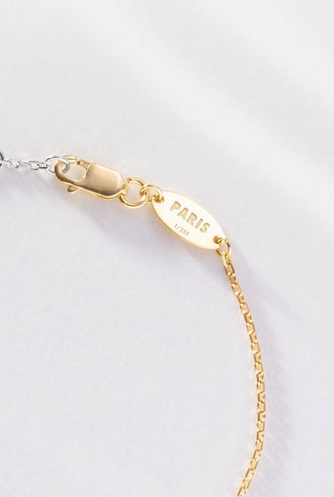 Bracelet chaine en série limitée & numérotée - Twenty or bicolore - Redline - 0++