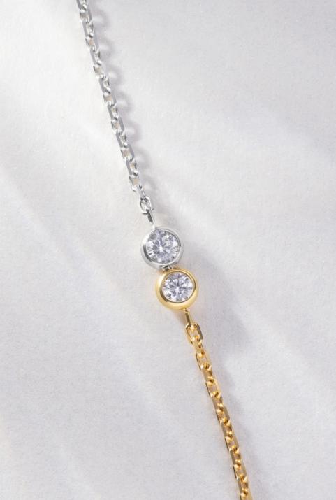 Bracelet chaine en série limitée & numérotée - Twenty or bicolore - Redline - 0++