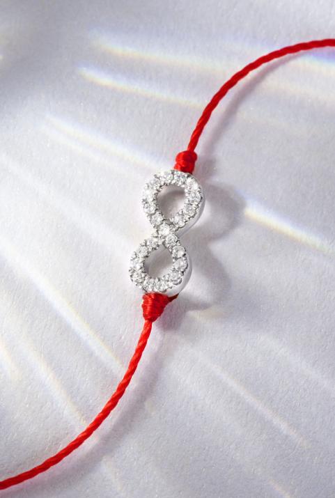 Bracelet Fil Elyseum Or Blanc - Redline - 0++