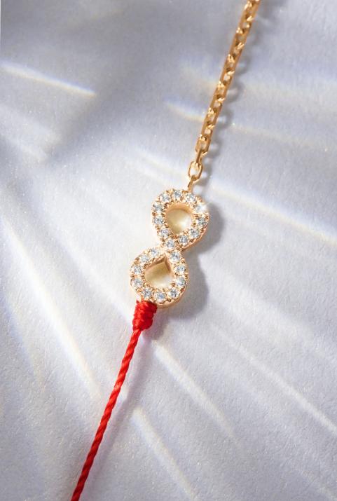 Bracelet Double Elyseum Or Rose - Redline - 0++