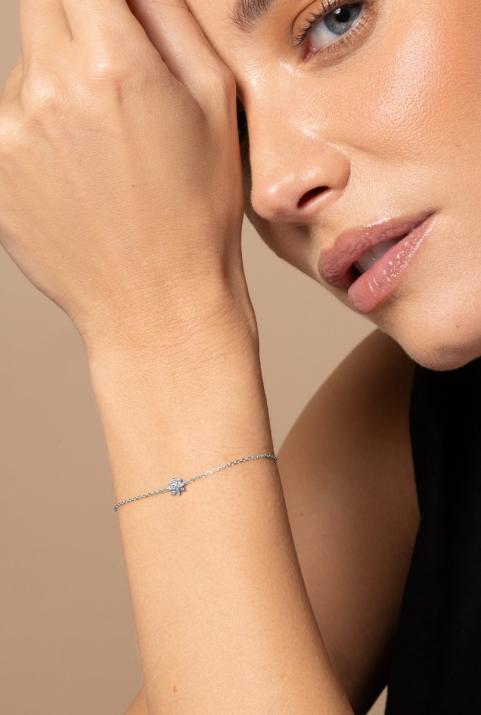 Bracelet chaîne Lunova Or Blanc - Redline - 0++